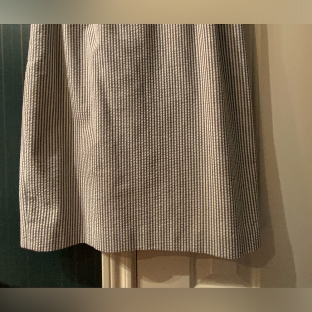 Lined seersucker TALBOTS skirt ready for summer!